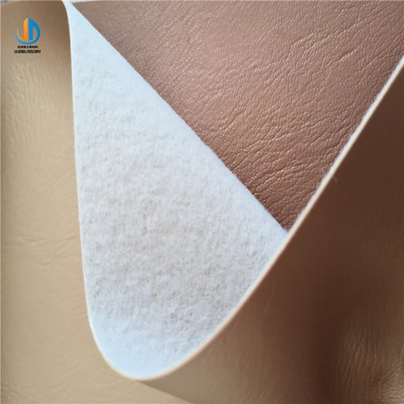 Hot selling fabric auto upholstery embossed faux leather for sofa