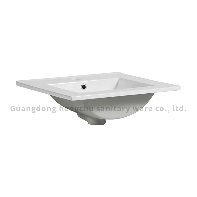 Modern bathroom wholesale factory price ceramic porcelain cabinet wash basin sink
