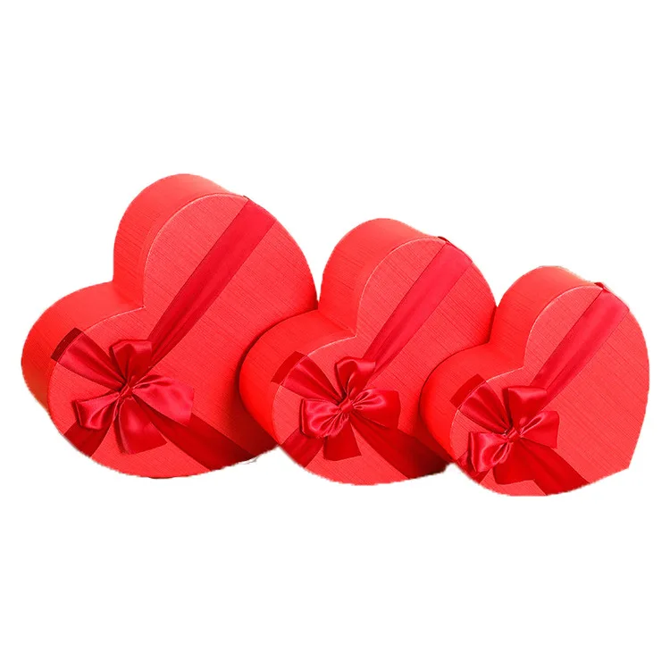 Wedding Gifts Candy Chocolate Packaging Customized Valentines Day Christmas Gift Box Heart Shape