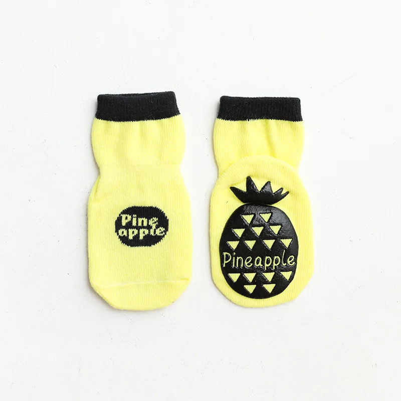 
New Newborn Baby Girls Boys Children Floor Socks Shoes Baby Socks with Rubber Soles Infant Anti Slip Soft Sole Sock 