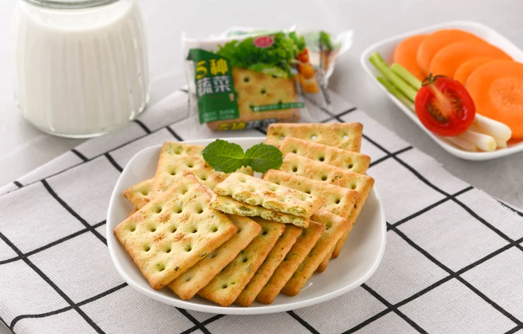 Factory Wholesale Children's Baby Colorful Vegetables Flavor Animal Shaped Biscuits