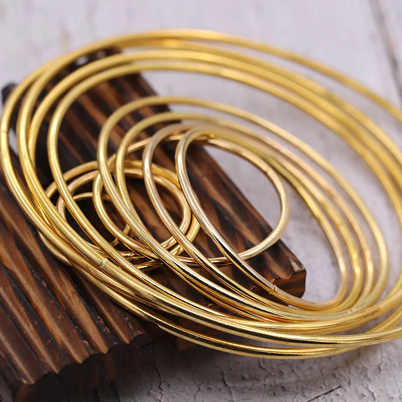 Modern Various Sizes Round Frame Diy Gold Dream Catcher Rings And Metal Macrame Hoop For Diy Making Wall Hanging Crafts