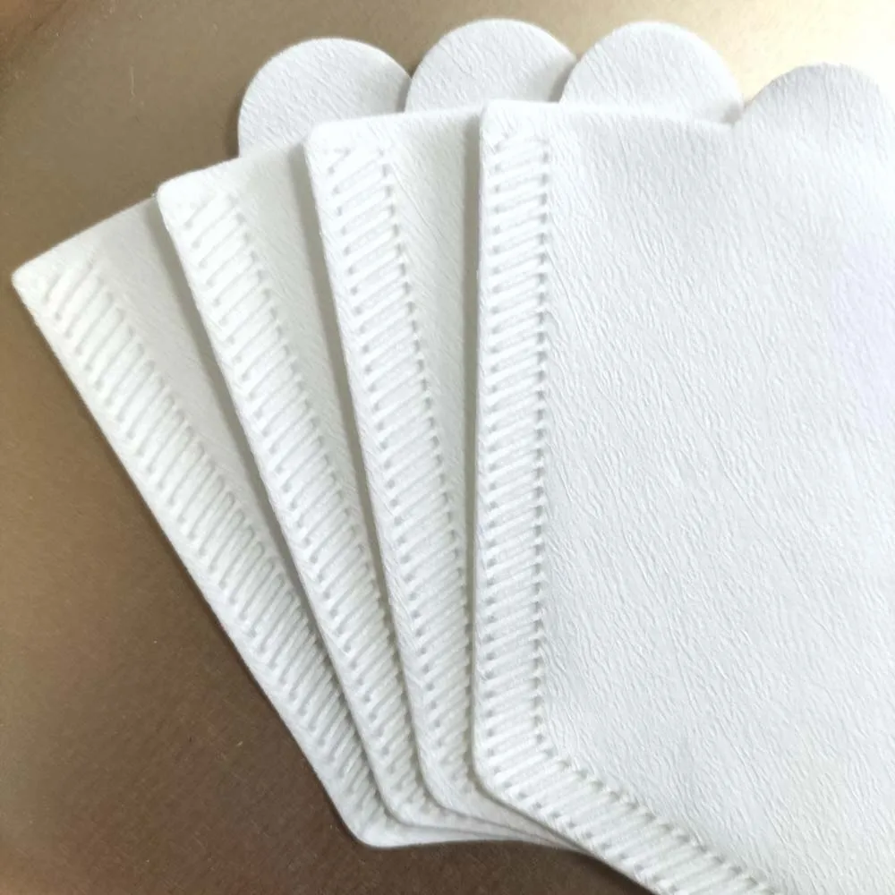 Factory Low Price Hand Brewed #2 #4 Flat Cone Coffee Paper Filter for Conical Coffee Dripper