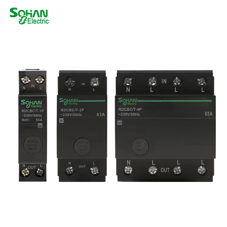 Smart circuit T Breaker Mcb Mccb Remote Control by APP Smart Home Amazon Google Alexa Voice Control Liushi 1P 2P 4P 100-400V