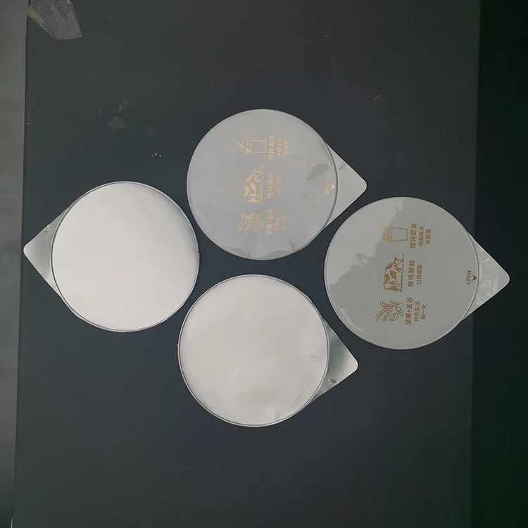 Top quality high quality Pet Sauce/liquid/beverage/Yogurt Aluminum foil seal lids