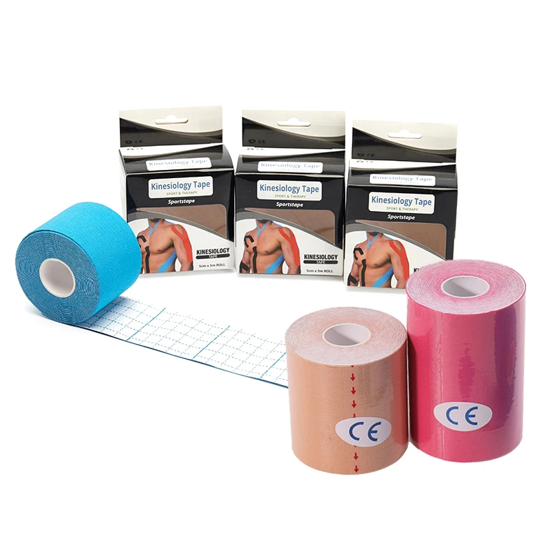 Custom Logo Kinesiology Tape 5cm K Tape Sports Muscle Self-adhesive Tape