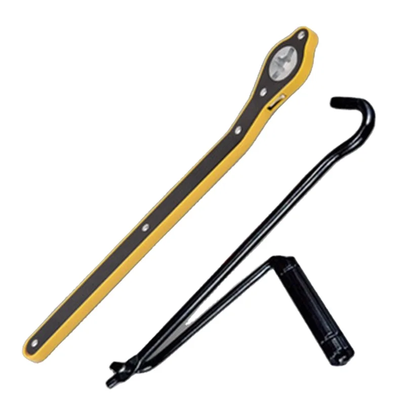 Auto repair labor saving rocker accessories car jack wrench ratchet tool scissor jack wrench