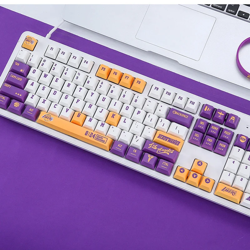
NBA Basketball Dye sublimation keycaps PBT artisan keycaps Machanical keyboard 115keys 