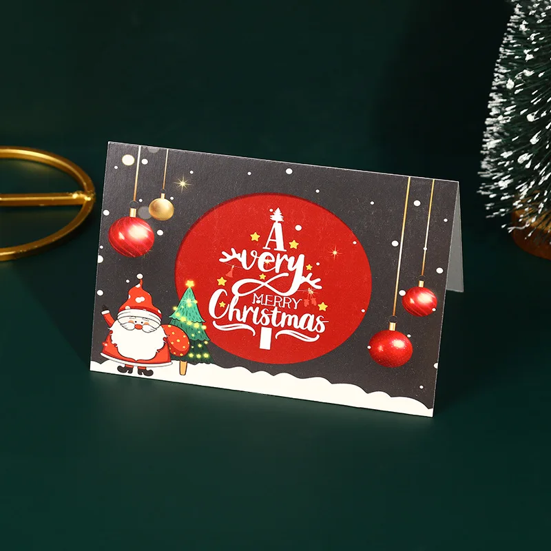 Fashion Custom Design Mery Christmas Greeting Cards Gift Card