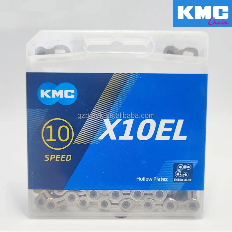  Оригинал КМК X10EL инструмент для демонтажа цепи велосипеда (10 скоростей цепочка с крупными серебристыми шоссейный велосипед 116L