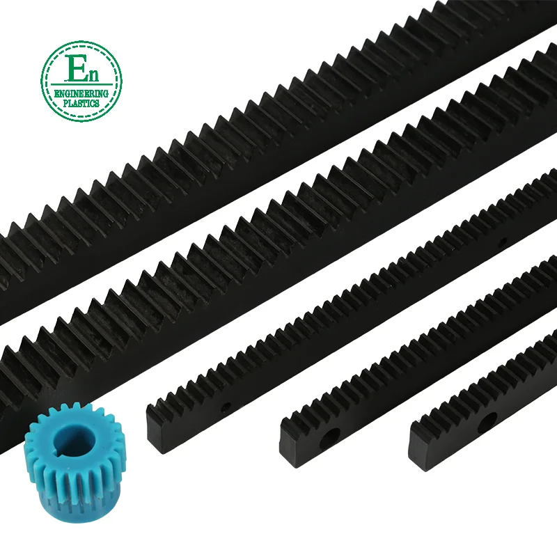 
pom rack gears and pinion design for Paper equipment OEM industrial plastic gear racks 