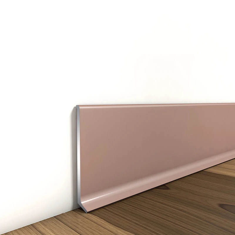 HERO METAL Floor to Wall Tile Trim Aluminum Alloy Skirting Board