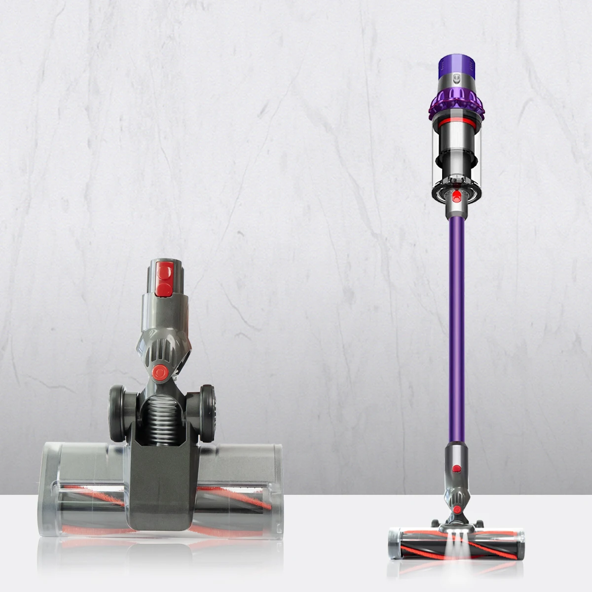 V10 V8 Motorized Dysons Brush V7 V8 V10 V11 V15 Carpet Floor Brush Dysons Vacuum Cleaner Mop Brush Head Spare Parts Accessory