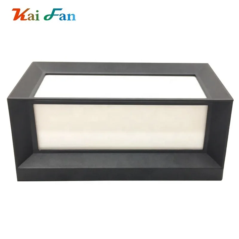 Hot sale bathroom side step gallery white black indoor 10 12 watt led wall light
