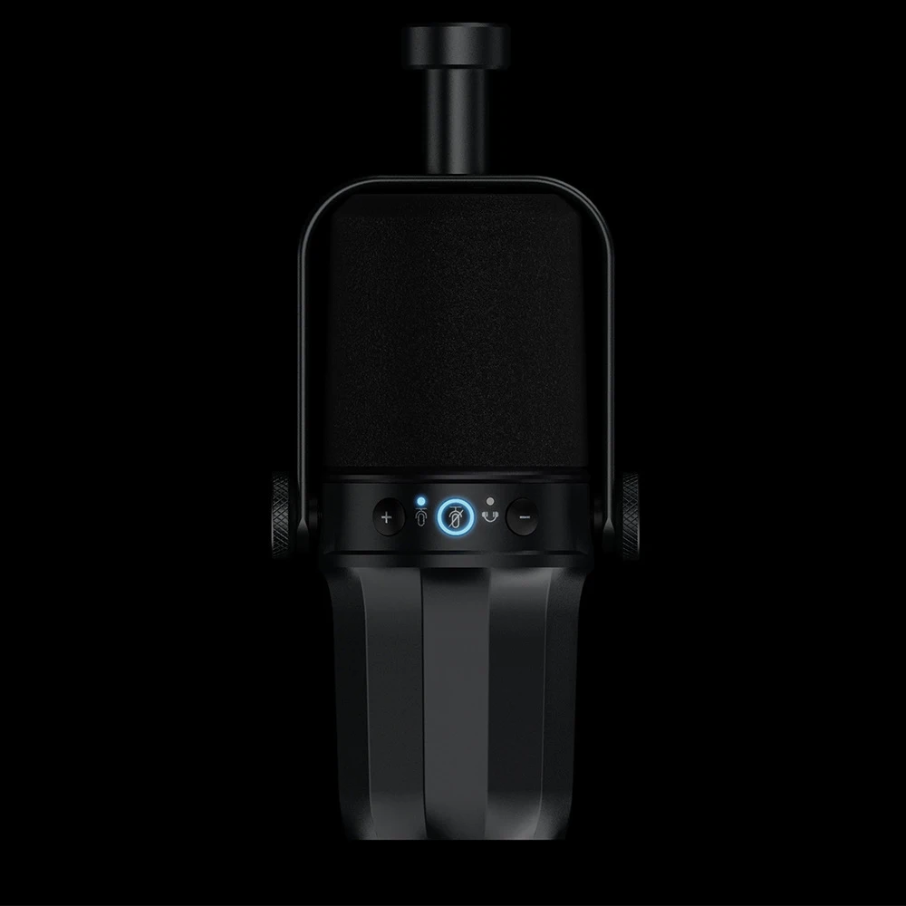 Профессиональный Черный вокальный XLR USB Подкаст потоковый MV7 SM7B кардиоидный динамический микрофон для вещания с частотным откликом