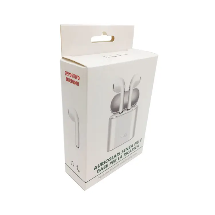 Wholesale Custom Headphone Earphone Packaging Paper Box Headset Package Retail Boxes With plastic blister tray