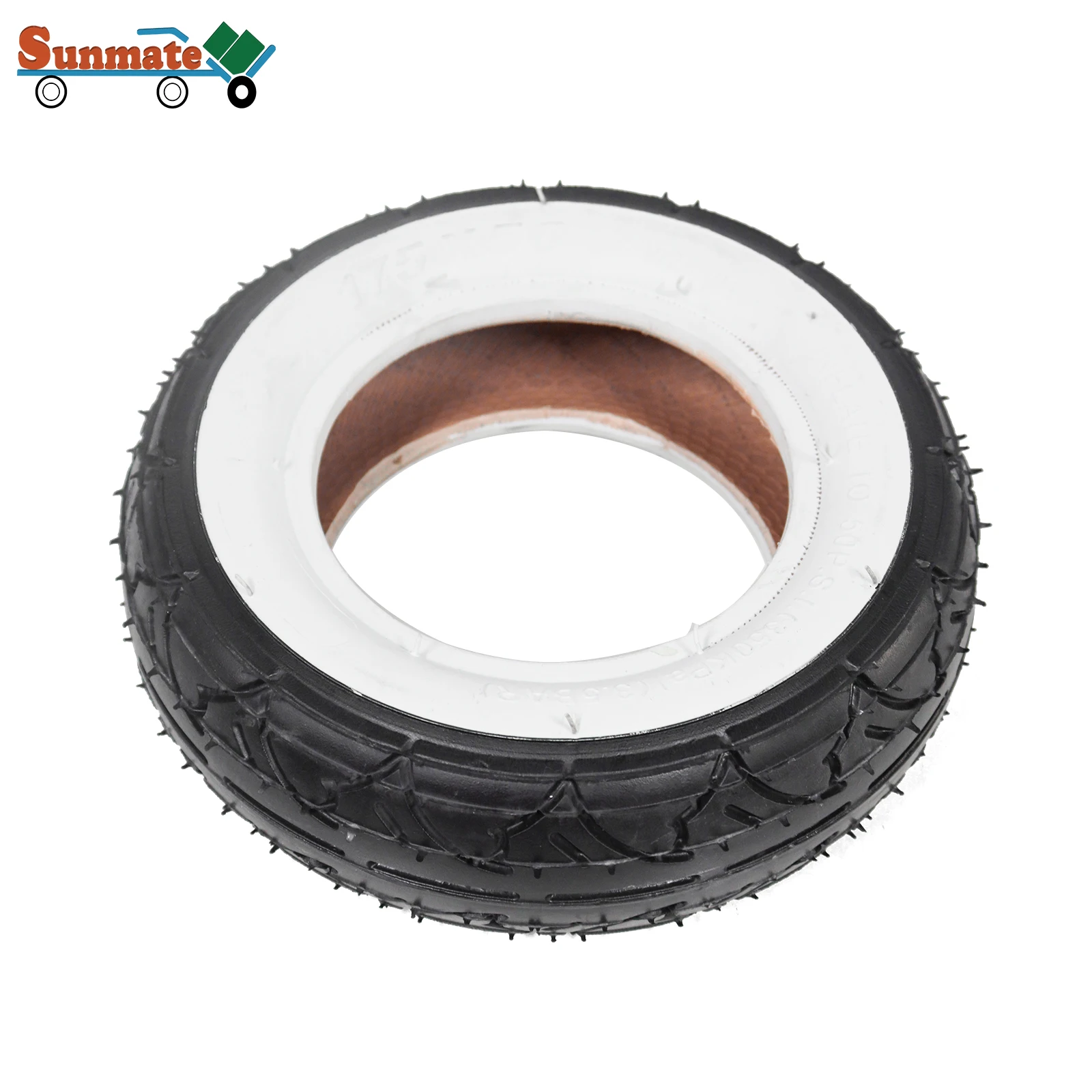 Rubber Electric Scooter Off-road Tire , Scooter Replacement Tire 175x50mm Inner Tube,  7inch E-Scooter Wheel Off-road Tyre
