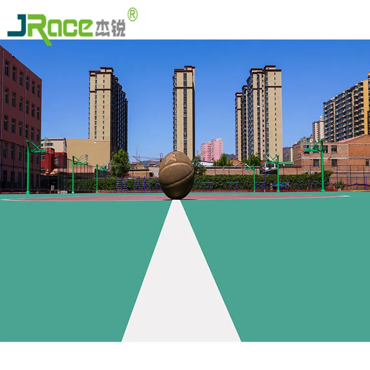 Various Thickness Available Silicone PU Sports Floors Plastic Floor Covering For School Playground