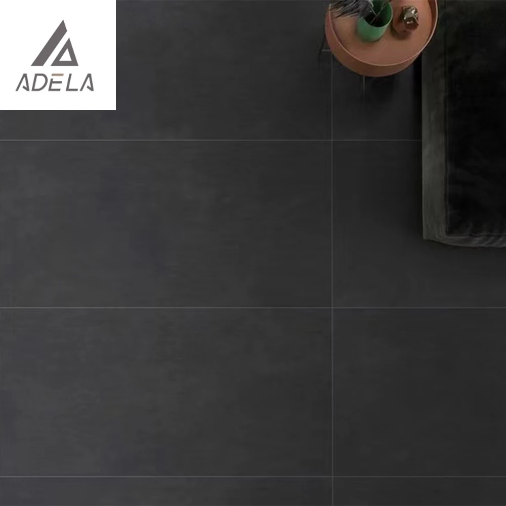 Big Size 1200x600 Living Room Smooth Grey Full Polished Glazed Tile Large Grey Floor Tile Porcelain