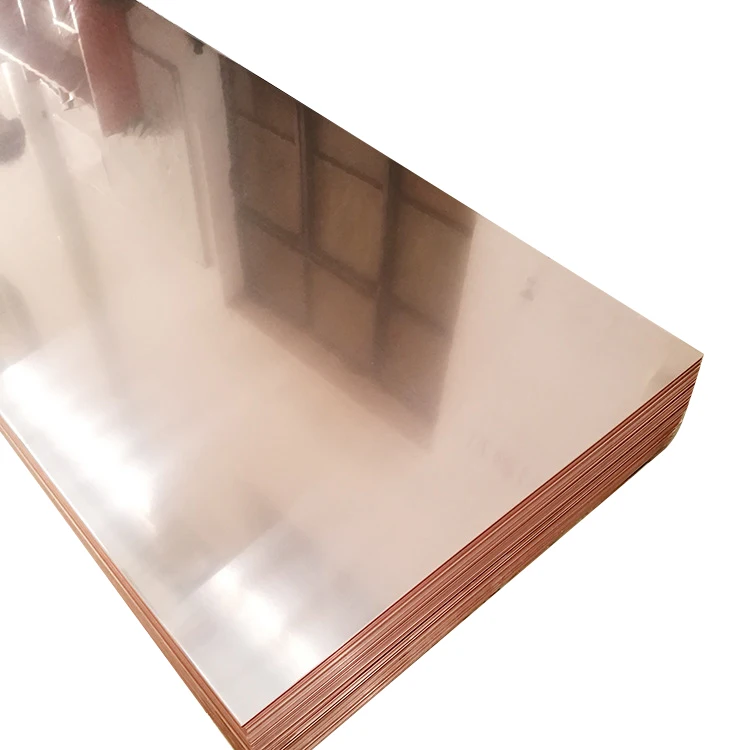 ASTM T1 T2 C11000 C10200 C12200 C27000 C125003 H65 H68 H70 H80 Customized 99.99 Pure Copper Red White Brass Sheet