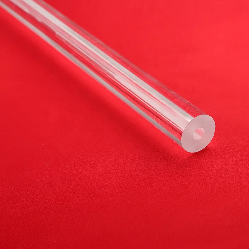 High temperature resistant Shi Ying glass tube glass barrel Shi Ying heating tube transparent quartz tube