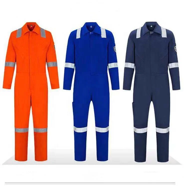 
reflective men uniform work clothing manufacturing safety clothes fire oil resistant waterproof workwear industry uniform 