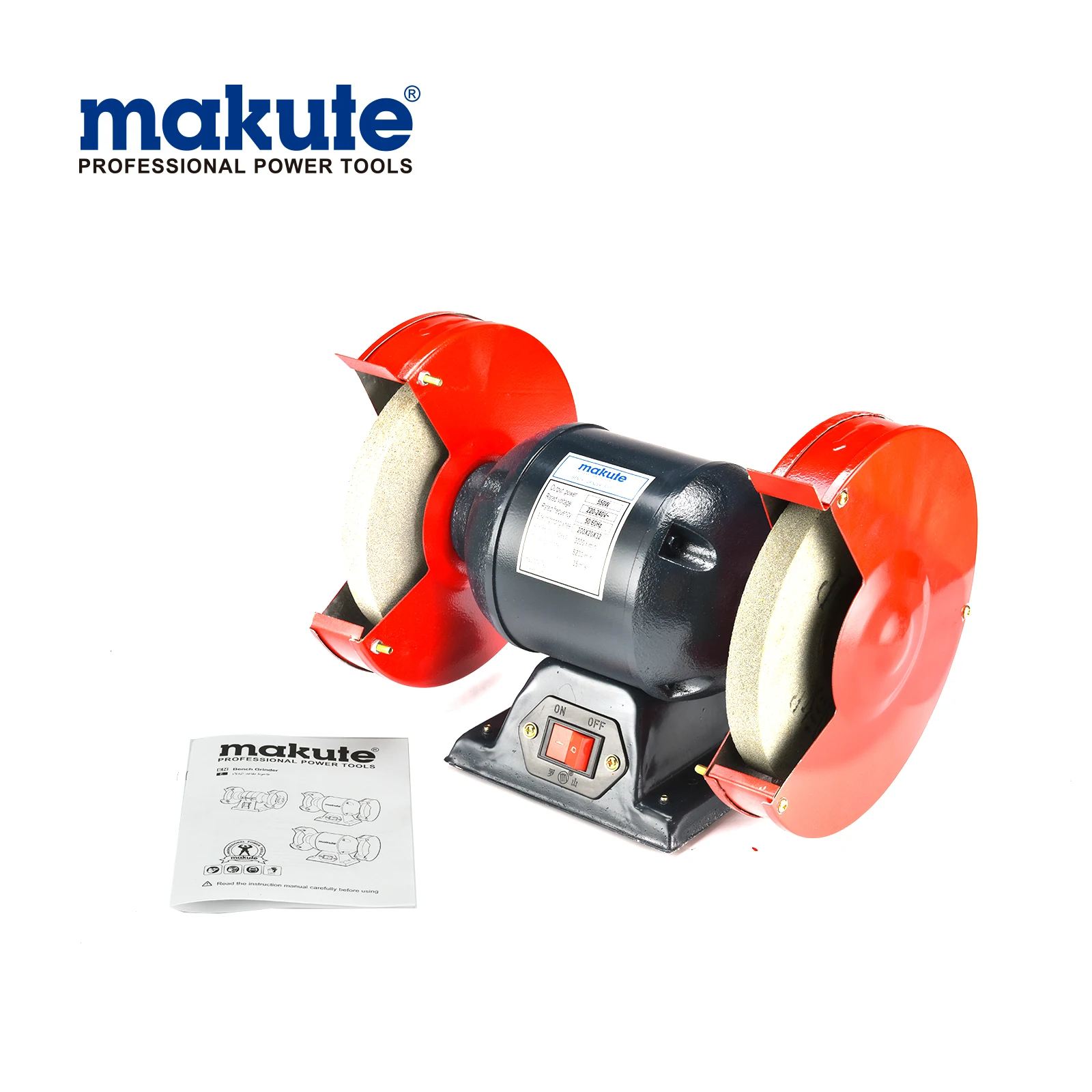 makute professional table wood 550w 200mm Bench Grinder Industrial Bench grinder SIST-200