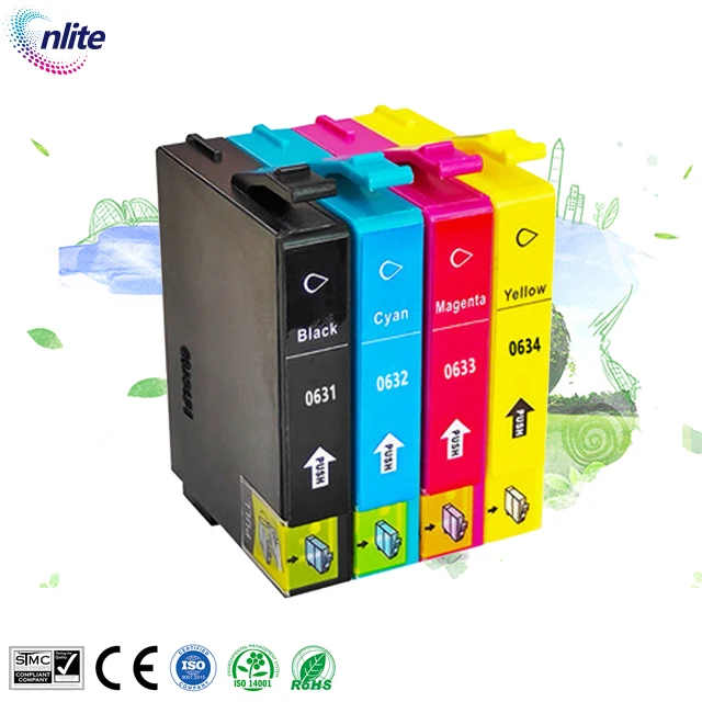 Cartucho de tinta T0631 T0632 T0633 T0634 Ink Cartridge Compatible For Epson Stylus C67 C87 Cx3700 Cx7700 Printer