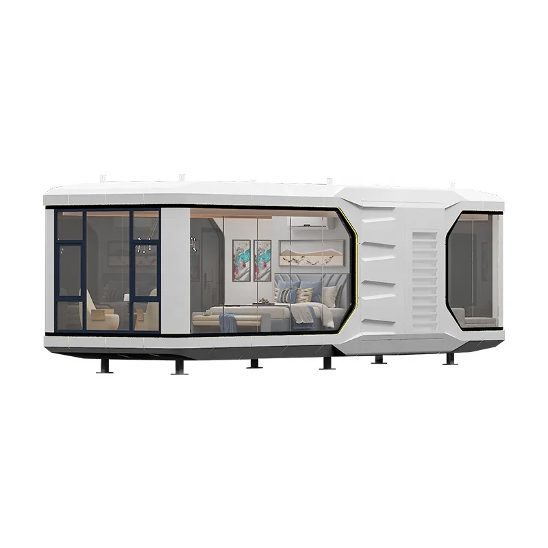 Factory custom best-selling unique design outdoor pod soundproof room bed separate hotel sleeping capsule pods container