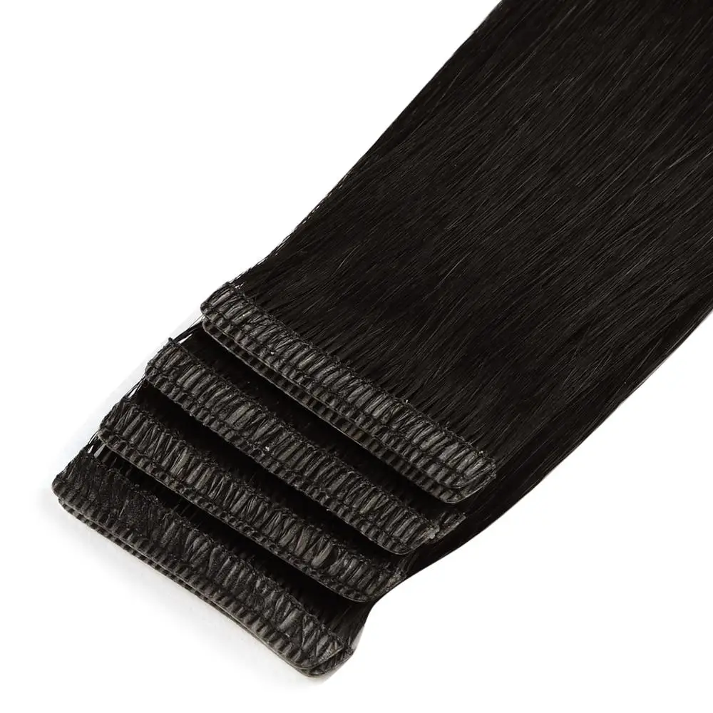 
K.SWIGS Love Line Tape in Remy Hair Extensions Straight Single Sided Tape in Hair Double Drawn 