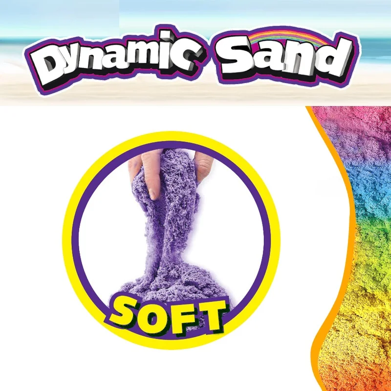 KSF Toys Wholesale Plastic Dinosaur Skeleton Toy Educational Play Colour Cotton Magic Space Sand For Kids