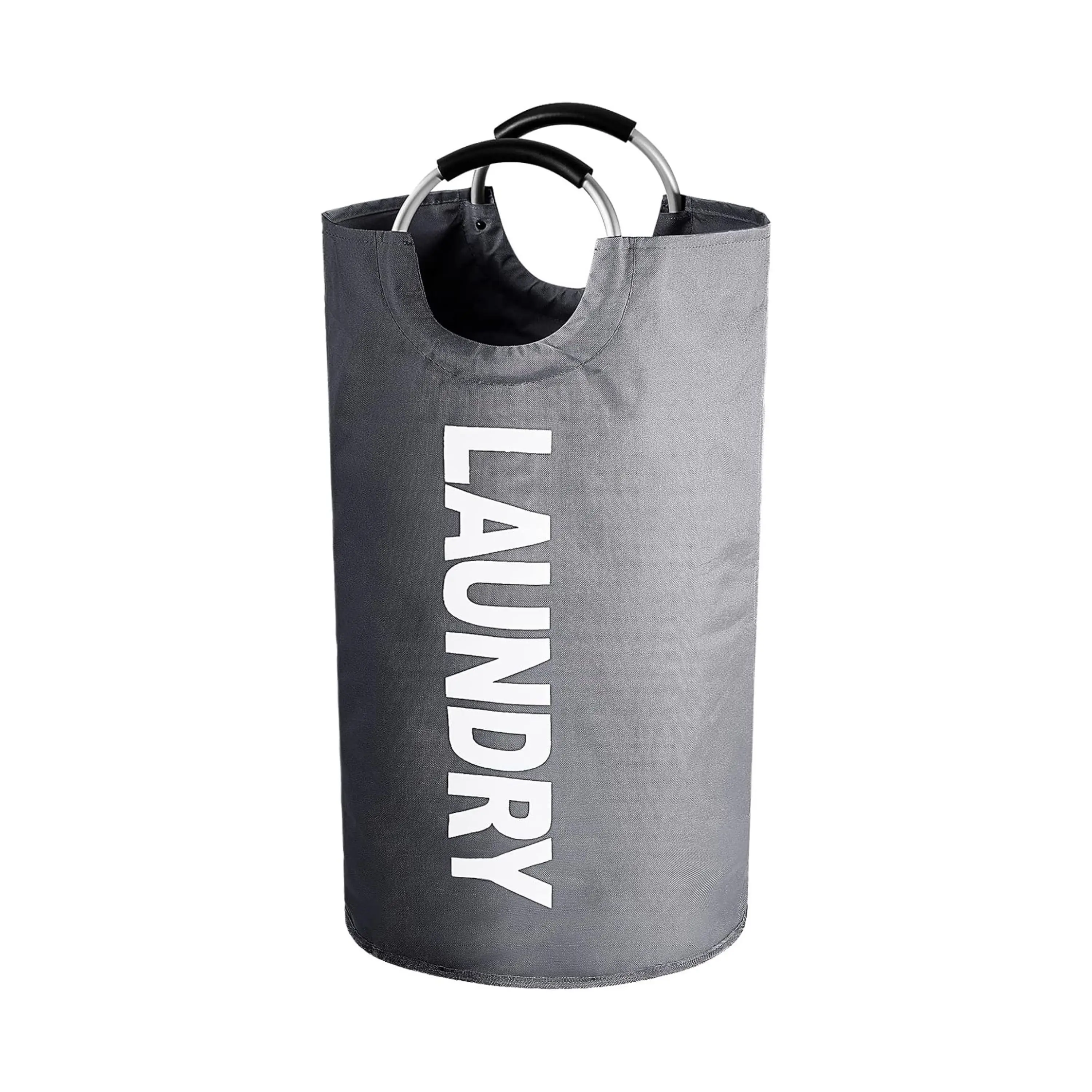 Skymoving New Custom Water-proof Dirty Laundry Basket Foldable Fabric Clothes Organizer Storage Laundry Hamper Bag with Handles