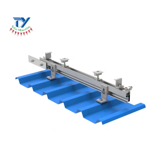 Solar Energy Bracket Aluminum Mounting System Metal Roof Photovoltaic Mounting Kits