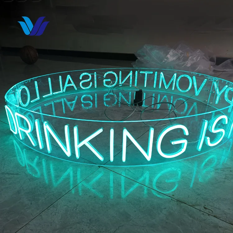 Hongsen outdoor neon sign custom acrylic led neon sign shop board advertising sign neon