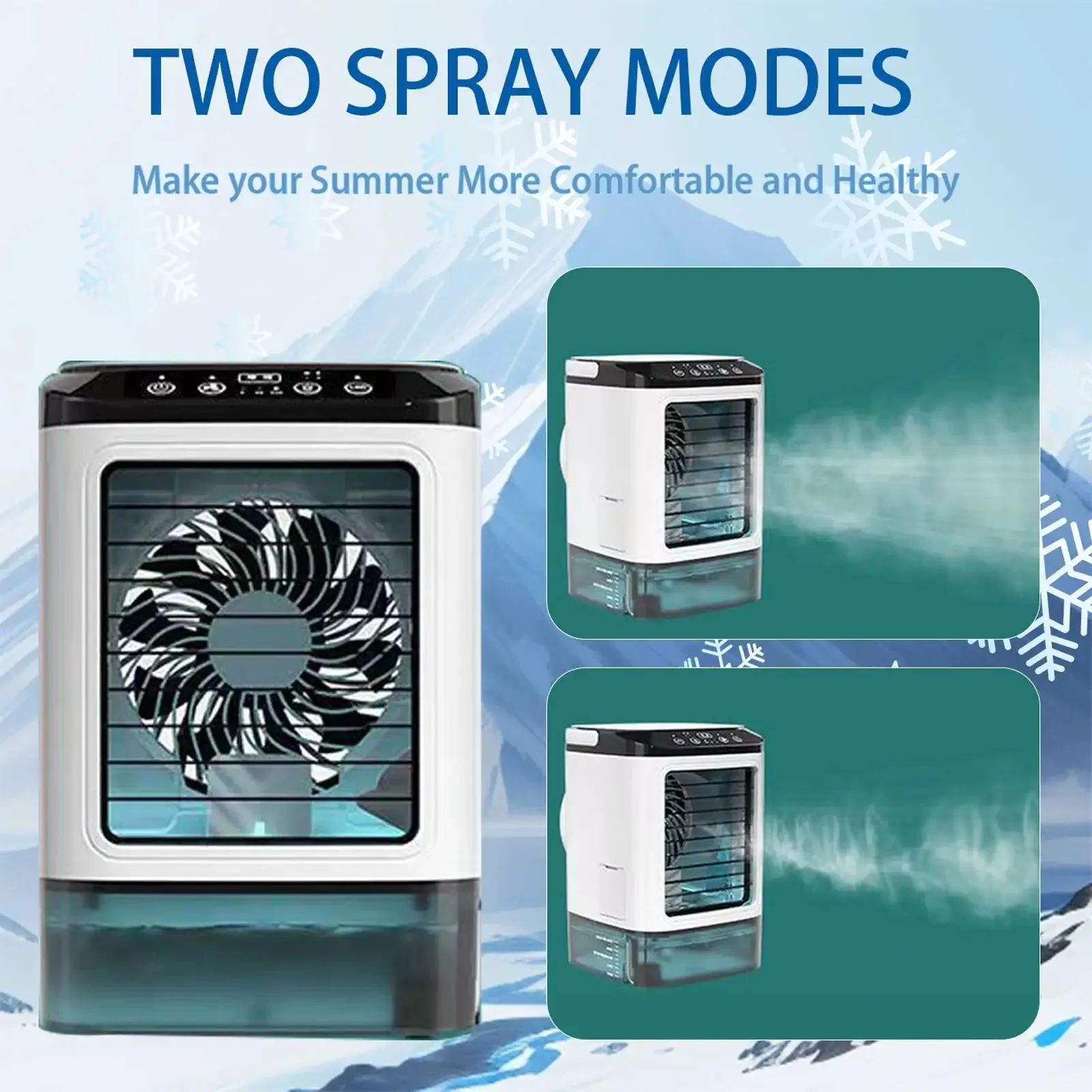 Hot Home Small Mini Air Conditioning Fan Refrigeration And Humidification Of The Second Generation Of Chiller In Summer