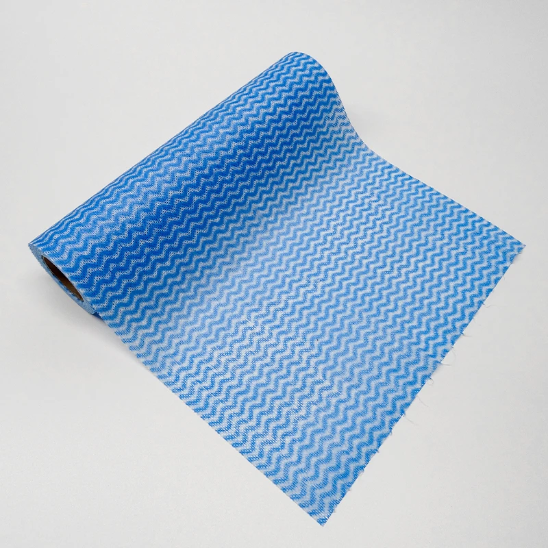 Household Cleaning Products Microfiber Absorbent Low Lint Spunlace Nonwoven Wipe