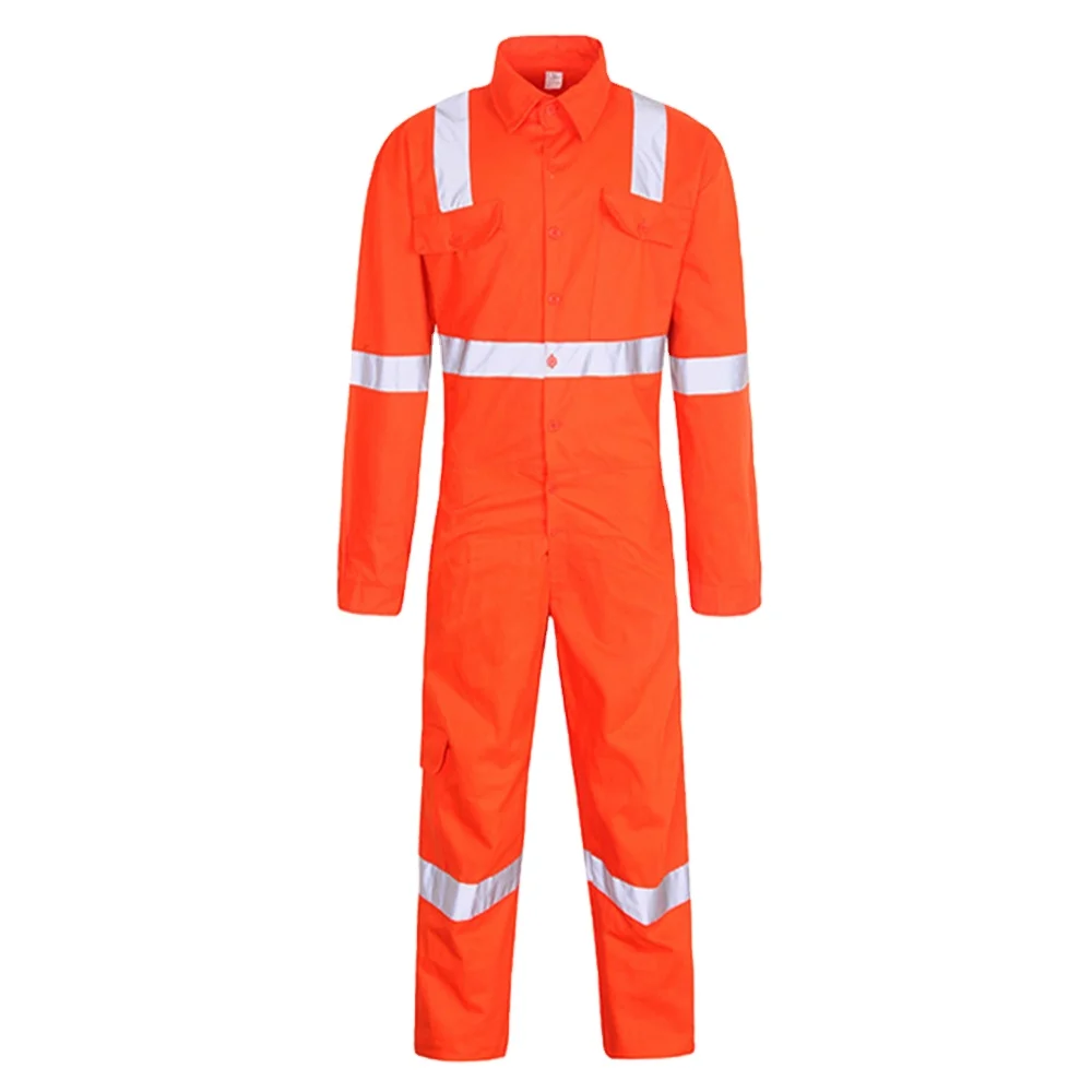 
Manufacture Fireproof And Antistatic Hi Vis Muti-Functional Construction Workwear Coverall Overalls 