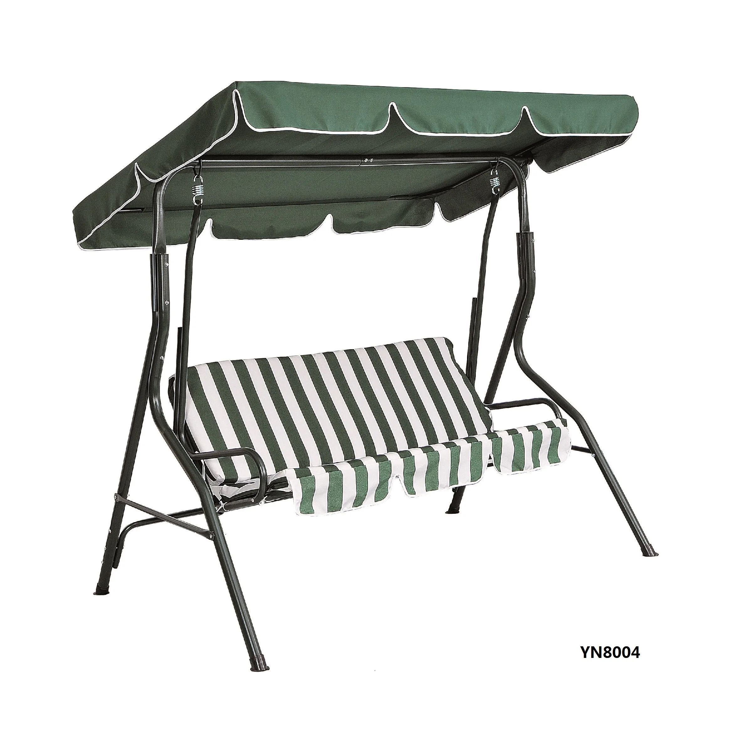 
OEM 2 3 or 4 seater Top quality outdoor swing chair hammock beach metal patio wrought iron patio swings 
