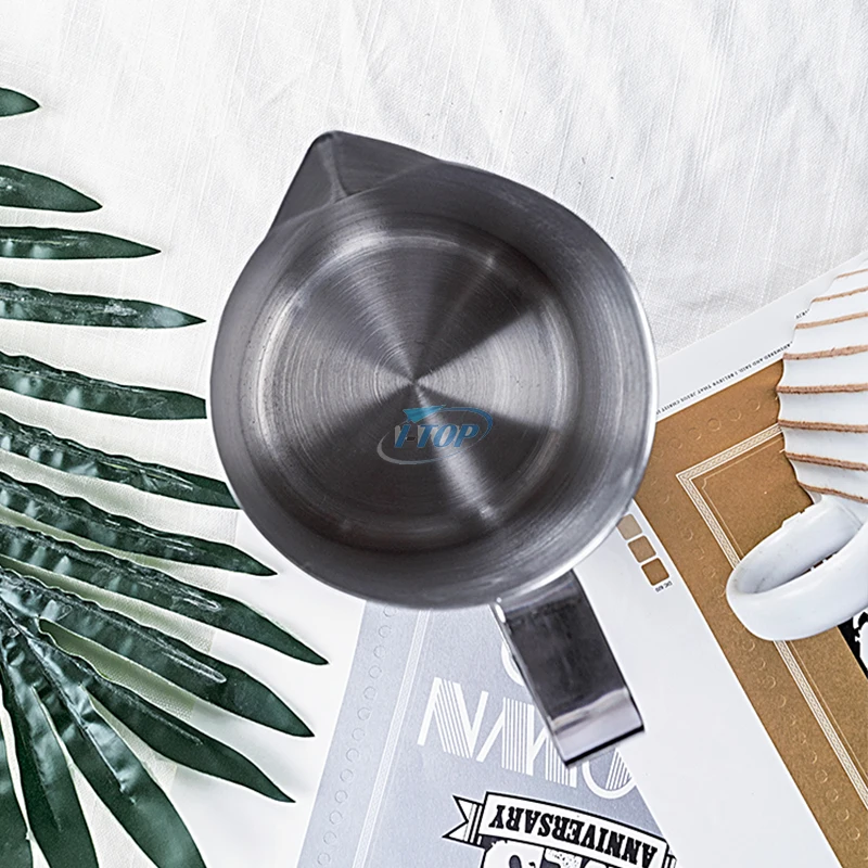 High Quality 350ml 600ml Coffee Espresso Milk Frothing Pitcher with Measurement Scales Stainless Steel Milk Jug