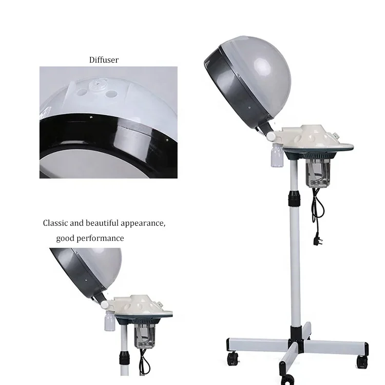 
China Manufacturer Cheap Prices Professional Salon Hair Steamer Machine with Rolling Stand Base For Sale 