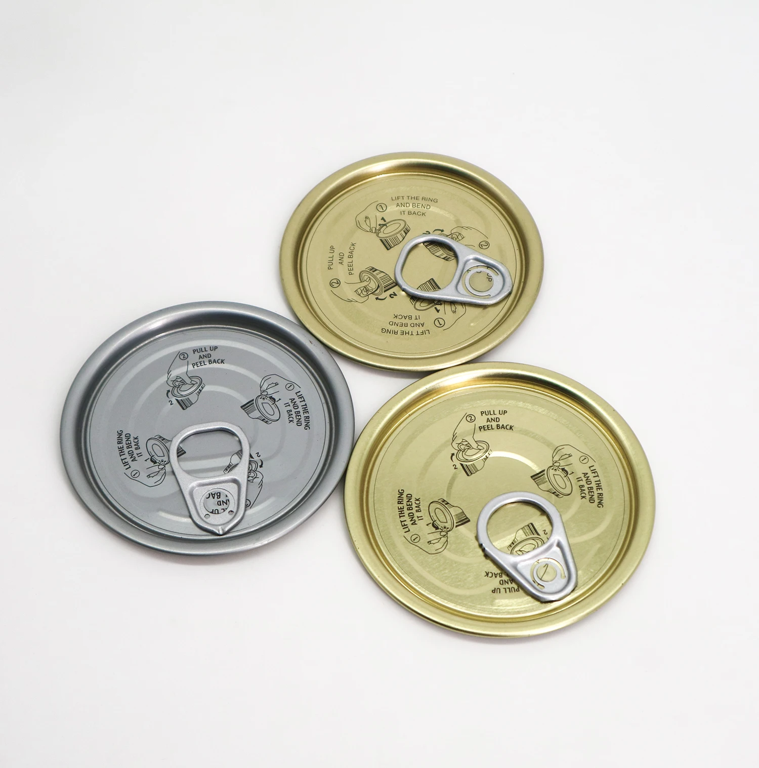 EOE EZO ETP Metal Pull Tab Pop Top Cap Ring Pull Lids Easy Open Door For Tin Can