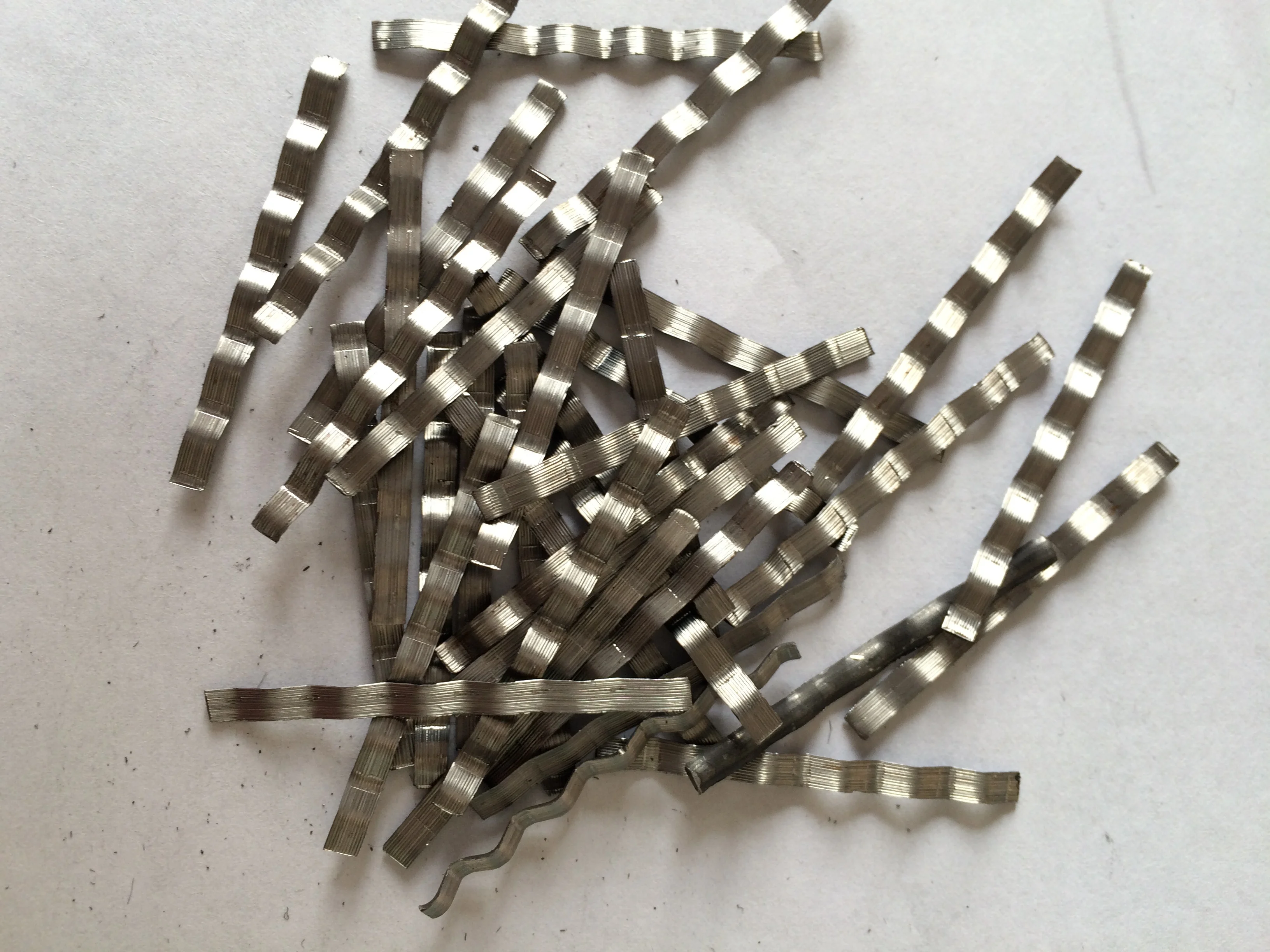 
wavy steel fiber for concrete and building 