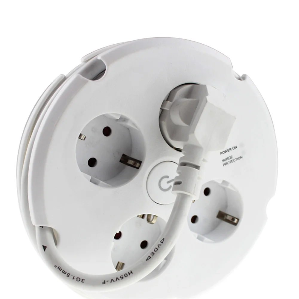 Multi-Outlet Universal Power Strip Travel Adapter Extension Plug Socket With Switch