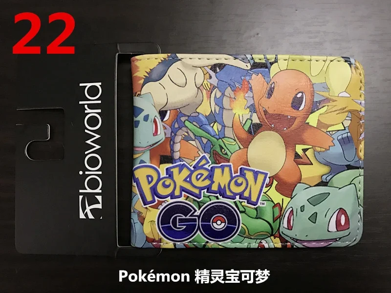 Factory Wholesale Popular Styles PVC Purse Games Anime Movie Wallets