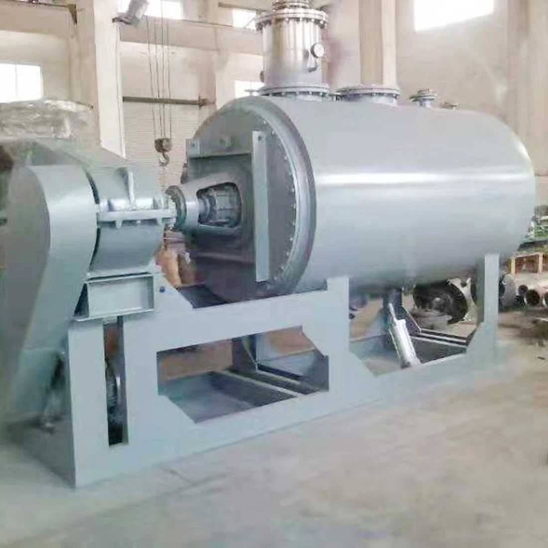 Iron hydroxide vacuum rake dryer nitrotoluene dryer chemical stainless steel dryer
