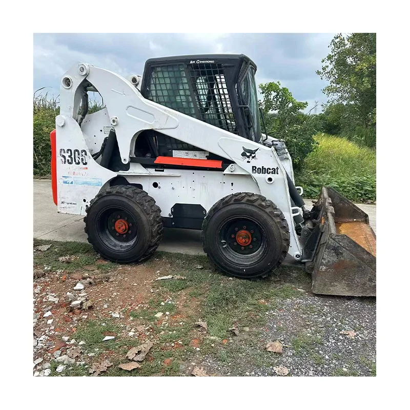 High Quality cat S300/S185 Second Hand Wheel Loader Machine Original Paint Mini Used Loader for Sale