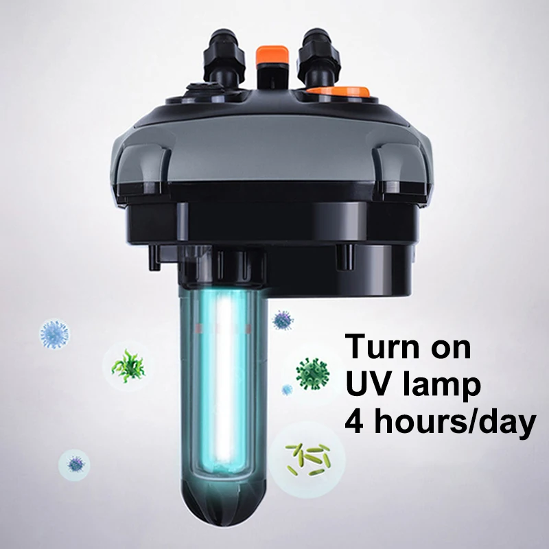 SOBO SF-1000/1200/1600 Filter Canister series for Fish Tank Aquarium External Filter Barrel with UV lamp