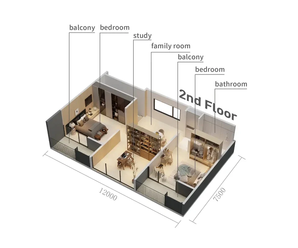 Известные строительные компании сборные дома современные роскошные 2-этажные сборные дома