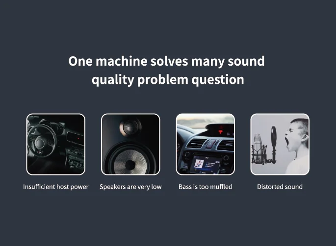 Yeedway 12V Car Amplifier 4 Channel Car Amplifier Car Audio Amplifier 200W Sale Speaker OEM Hot Equalizer Power