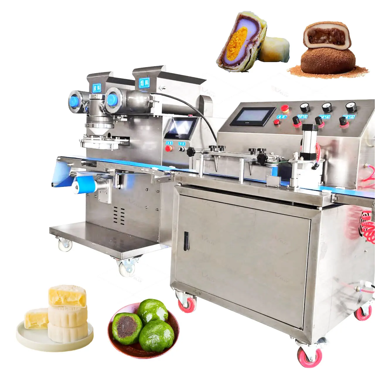 Factory Price Mochi Ice Cream Machine Moon Cake Making Machine Maamoul Production Line For Small Business